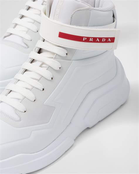 prada polarius high top sneakers|Prada high top sneakers.